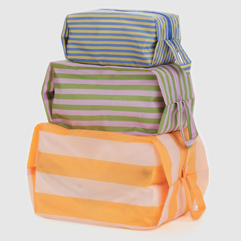 BAGGU 3D Zip (Hotel Stripes)