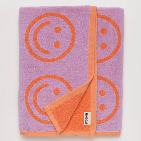 BAGGU Bath Towel (Happy Lilac)