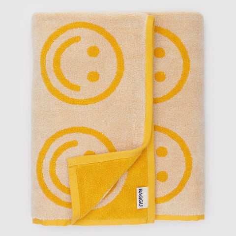 BAGGU Bath Towel (Happy Marigold)