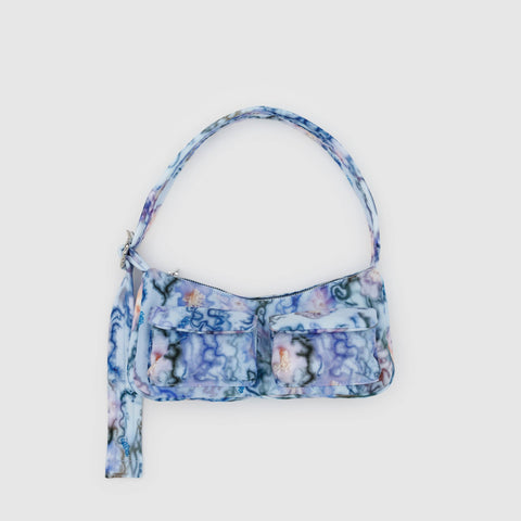 BAGGU Cargo Shoulder Bag (Blue Thorns)