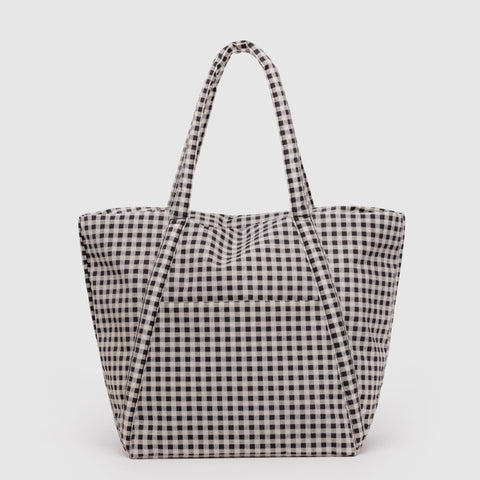 Cloud Bag - Black & White Gingham