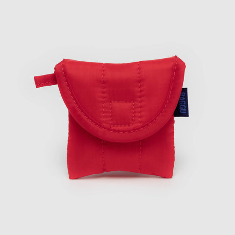 BAGGU Puffy Earbuds Case (Candy Apple)