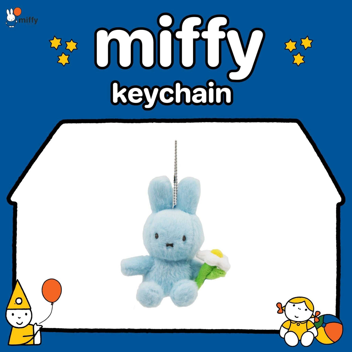 Miffy Keychain by Just Dutch (more colors!) – Kinoko Kids