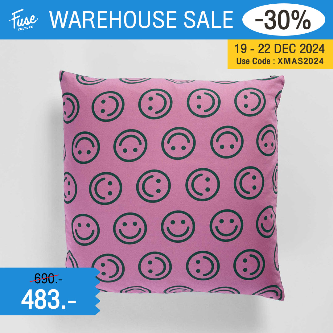 Throw Pillow Case - HAPPY MIX