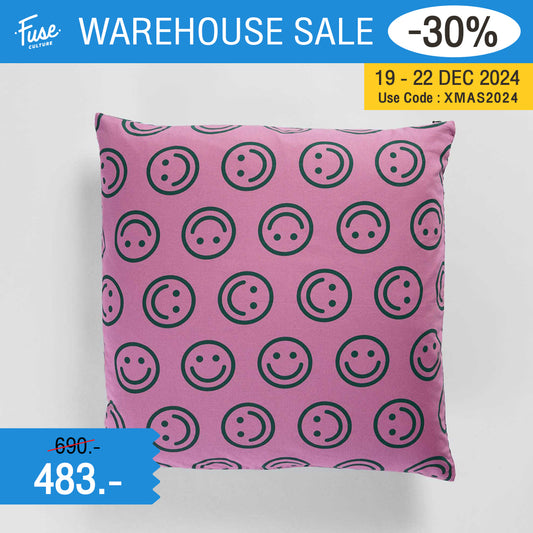 Throw Pillow Case - HAPPY MIX