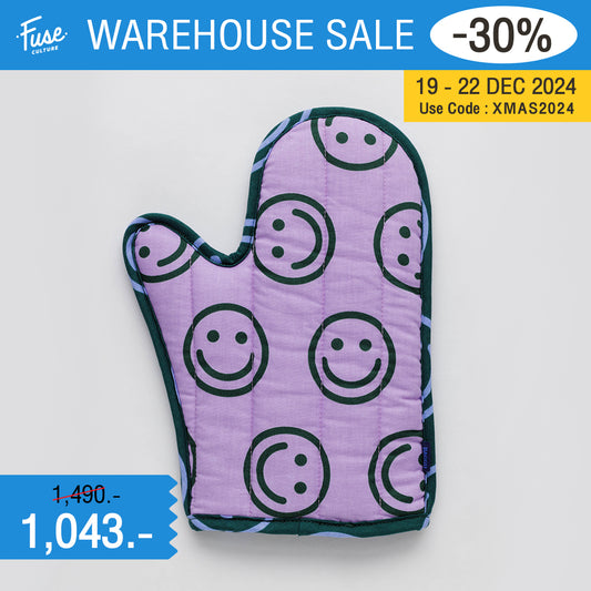 Oven Mitt (Lavender Forest Happy)