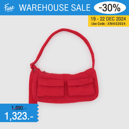 Cargo Shoulder Bag - Candy Apple Red (FA24)