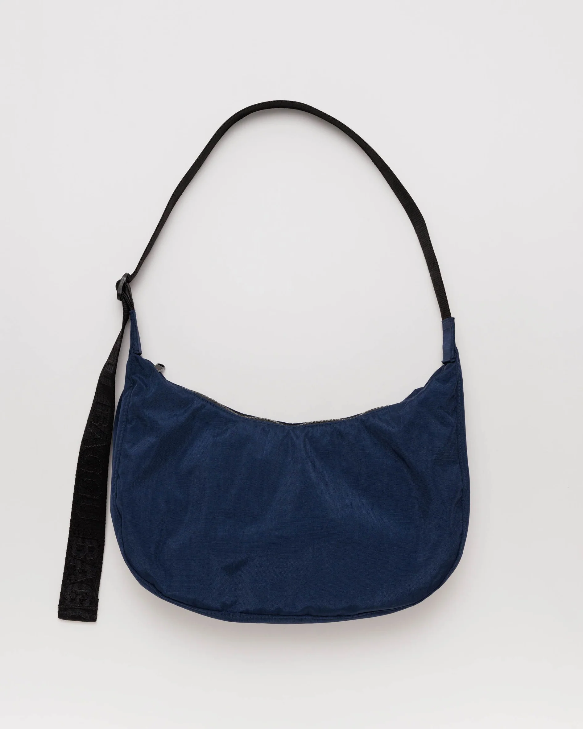 Medium Crescent Nylon Bag - Navy