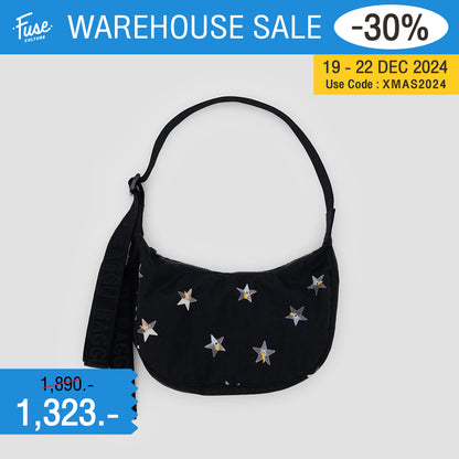 Small Crescent Nylon Bag (Stars)