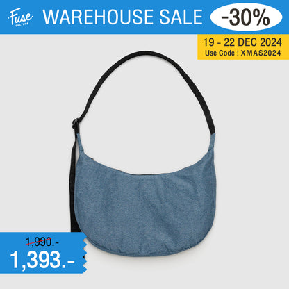 Medium Crescent Bag (Digital Denim)