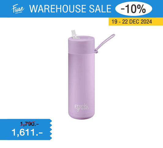 FrankGreen: Ceramic Bottles Lilac Haze 20oz/595ml (Straw Lid)