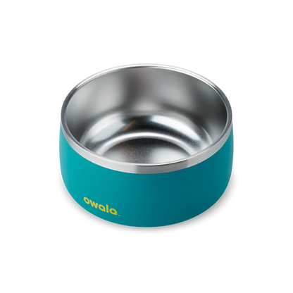 Pet Bowl 24/48oz Stainless Steel - Turquoise & Caicos