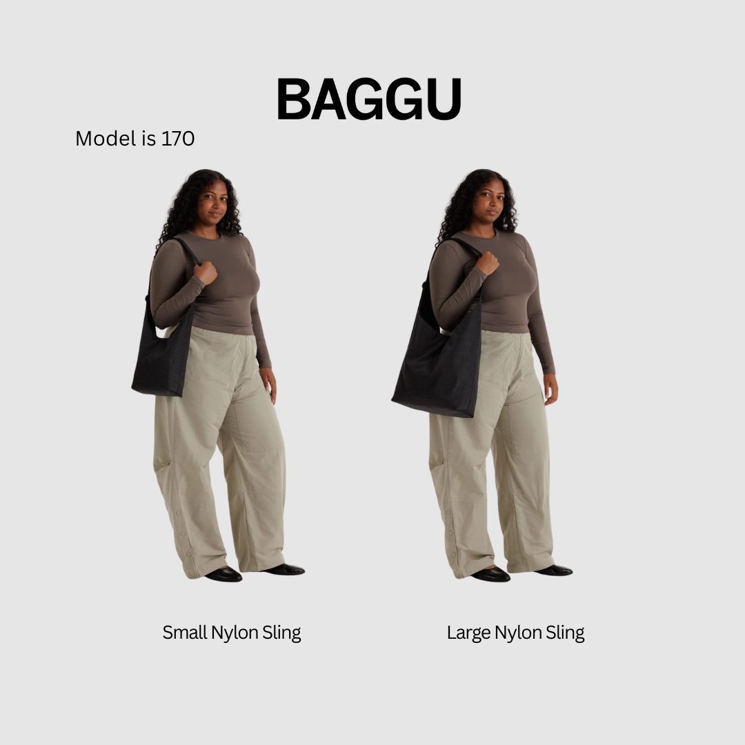 BAGGU Small Nylon Sling (Painted Wildflower)