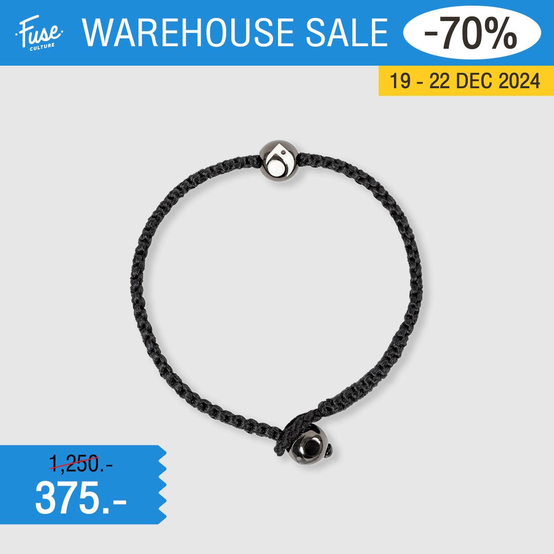 Lokai Single Wrap Black Gunmetal