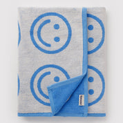 BAGGU Bath Towel (Sky Blue Happy)