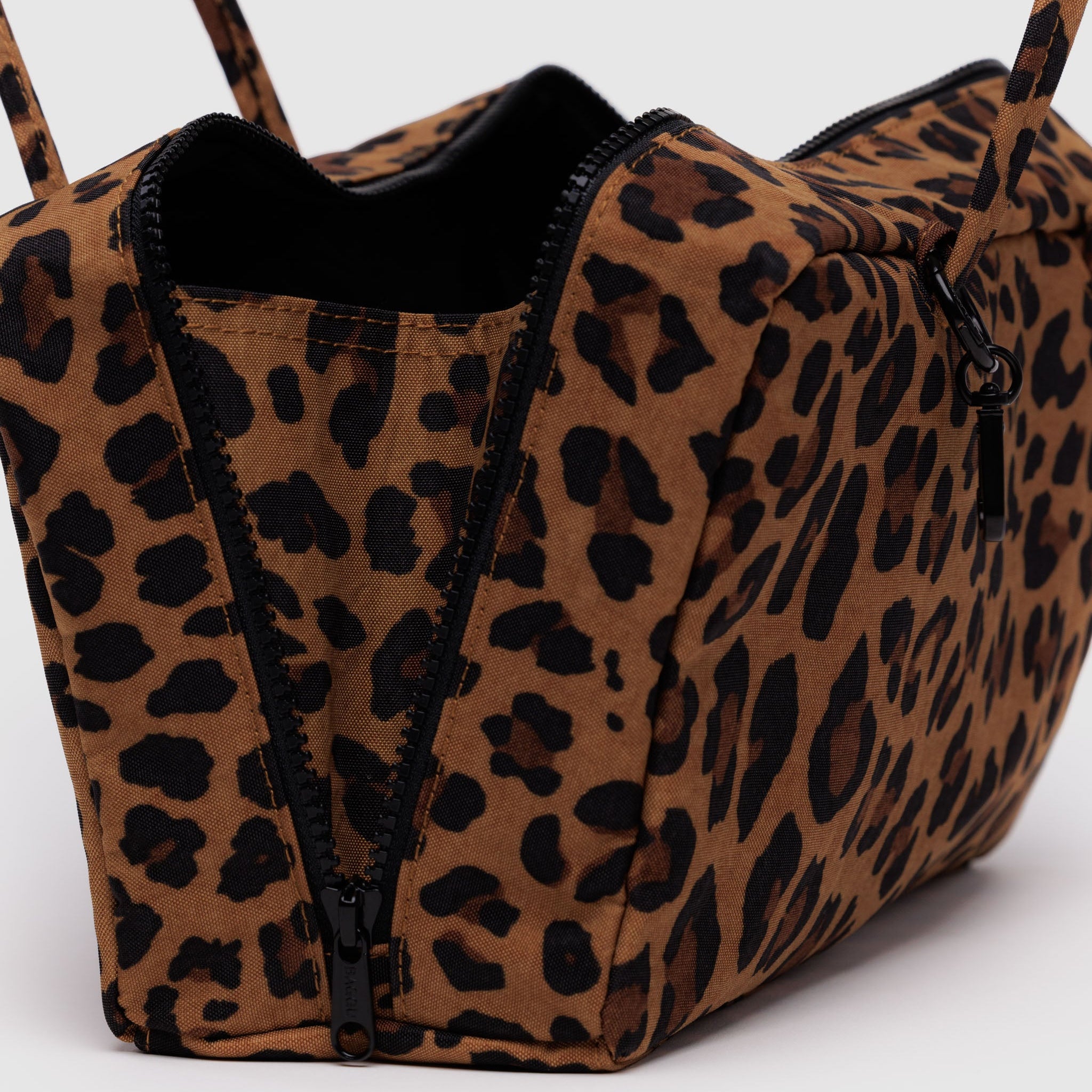 BAGGU Nylon Bowler Bag (Leopard)