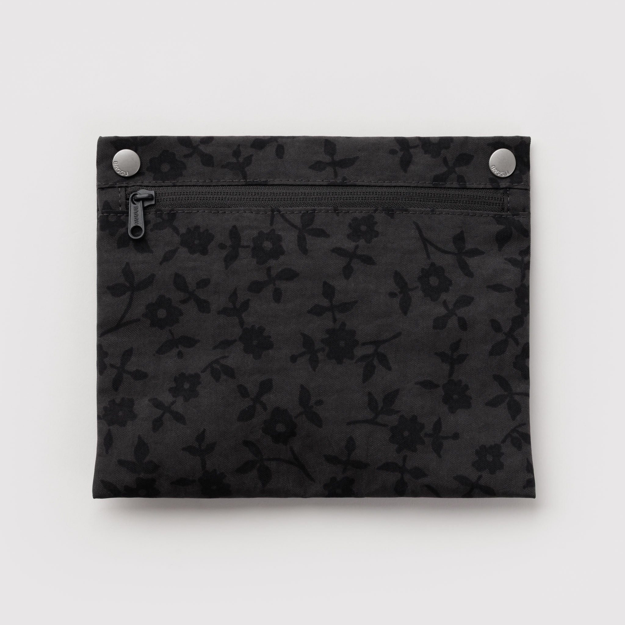 BAGGU Cloud Bag (Charcoal Ditsy Floral)