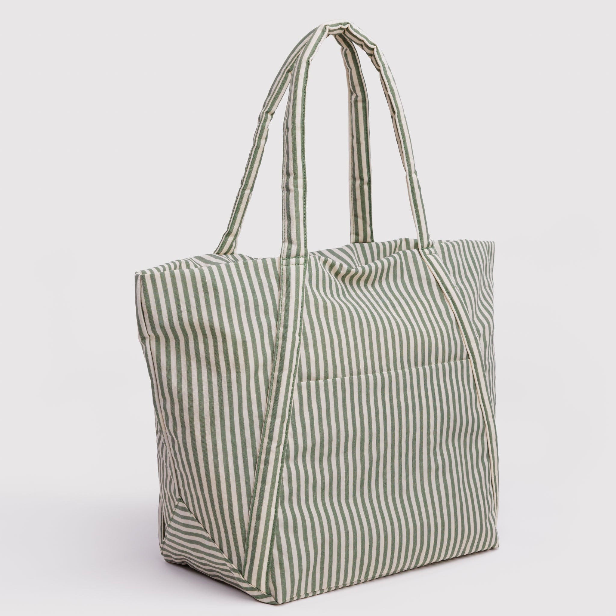 BAGGU Cloud Bag (Sage Stripe)