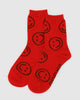 Crew Socks (Red Happy)