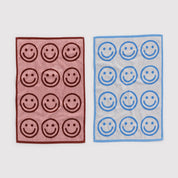 BAGGU Hand Towel Set of 2 (Sky Blue and Blush Happy)