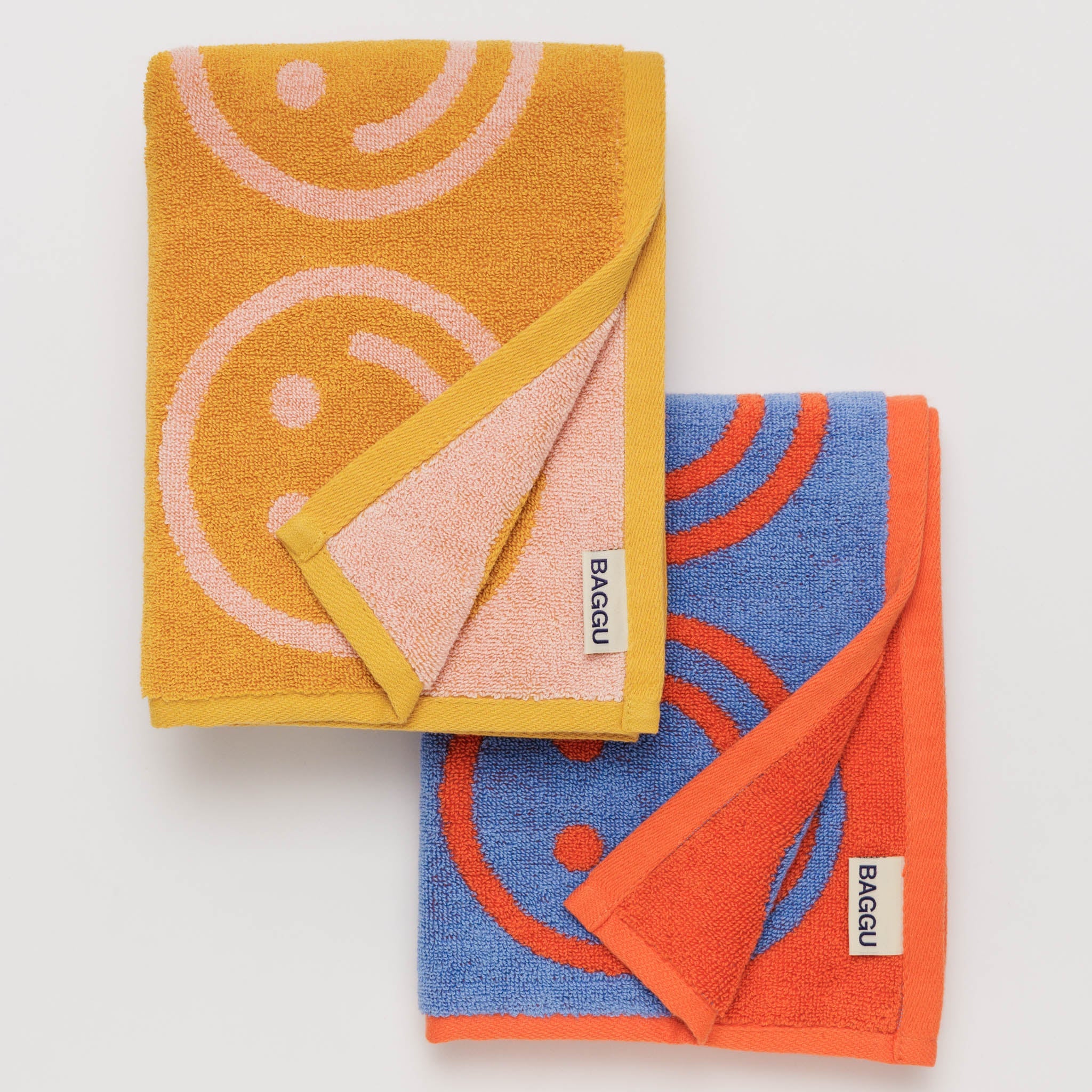 Baggu Hand Towel Set of 2 (Poppy Happy Mix)