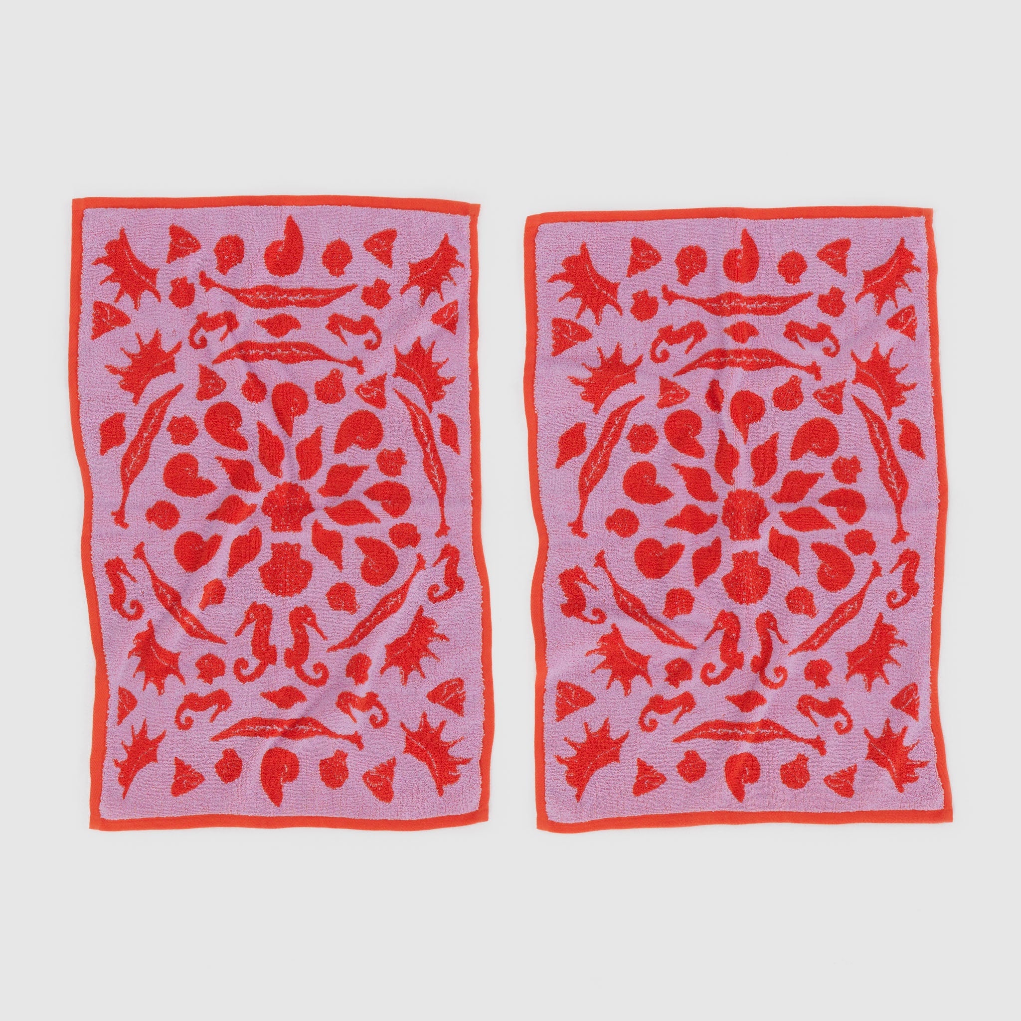 BAGGU Hand Towel Set of 2 (Sea shells)