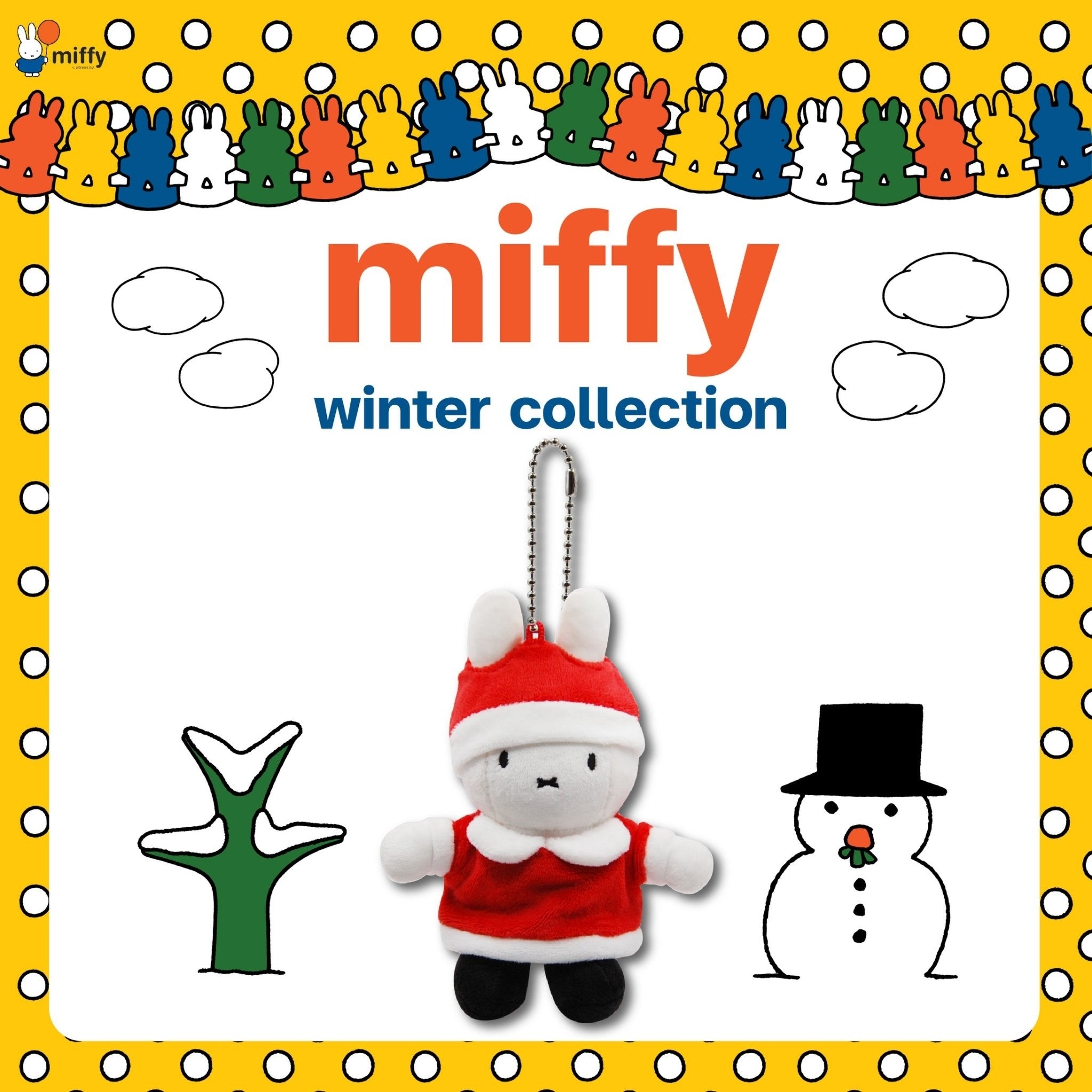 Codec Keychain Miffy Red Christmas