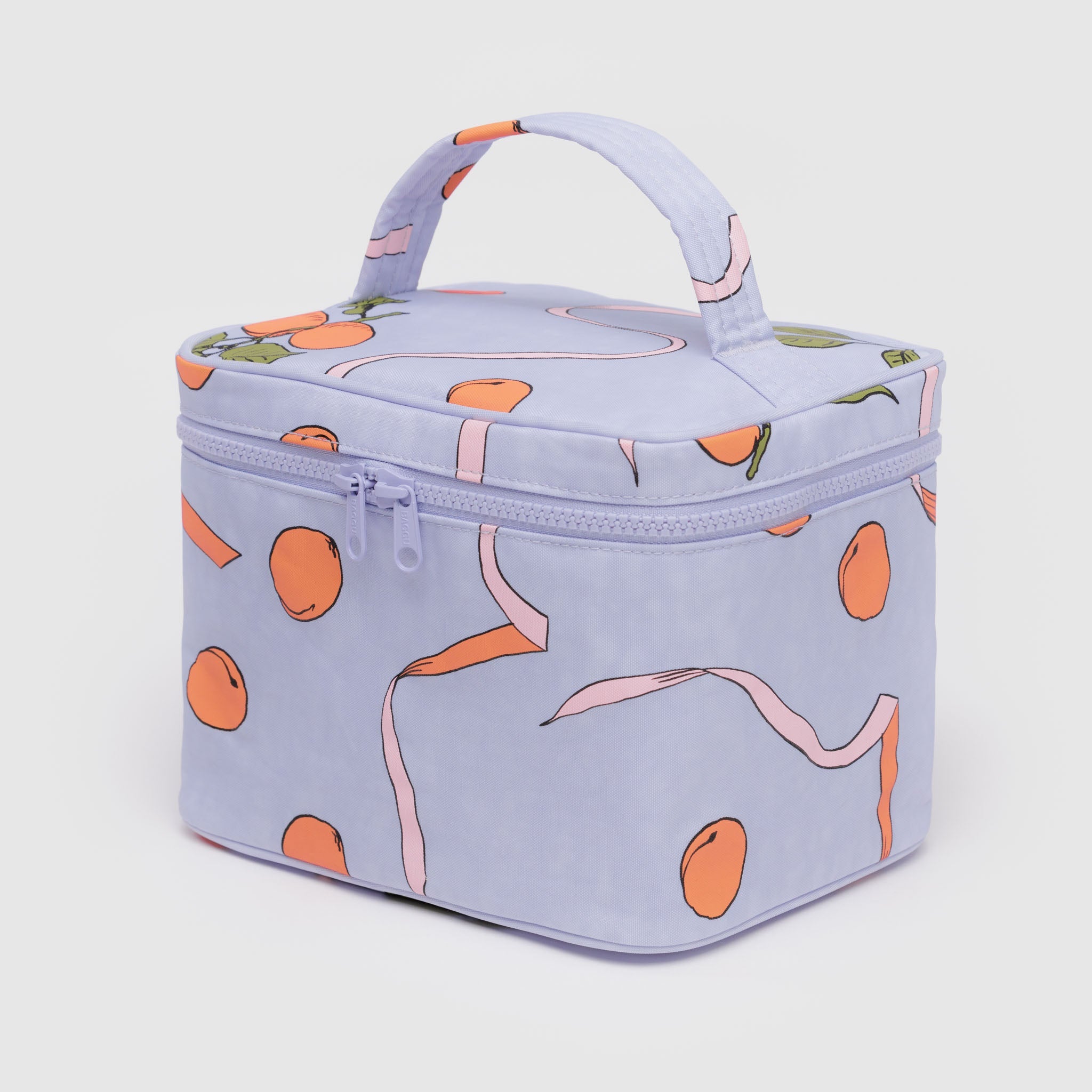 BAGGU Large Cosmetic Case - Apricots & Ribbons