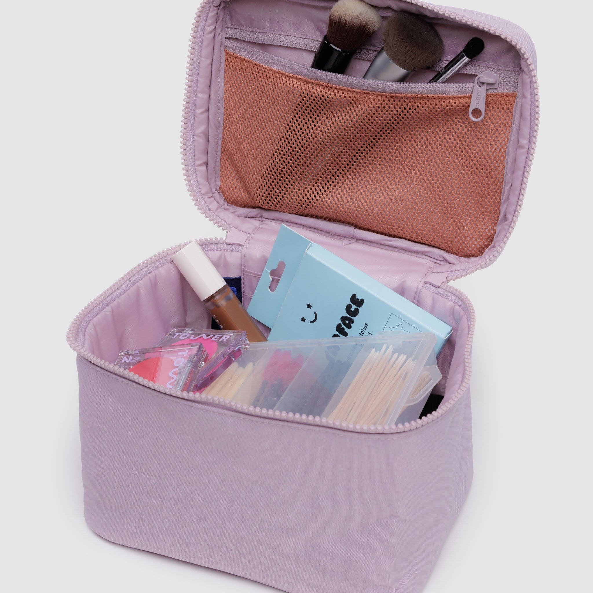 BAGGU Large Cosmetic Case - Dusty Pink