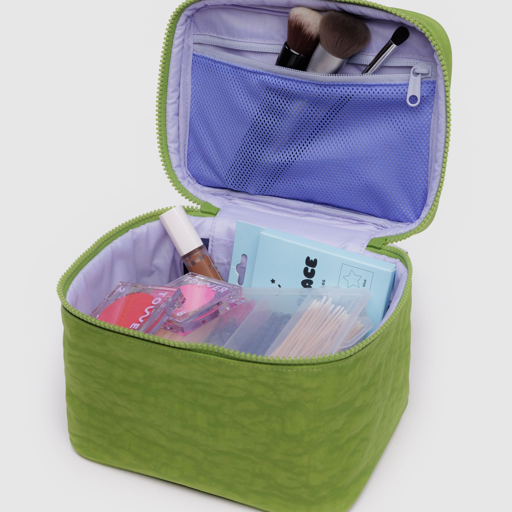BAGGU Large Cosmetic Case - Green Juice
