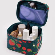 BAGGU Large Cosmetic Case (Strawberry Blossom)