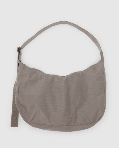 Large Crescent Nylon Bag (Dove)