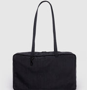BAGGU Medium Nylon Bowler Bag (Black)