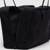 BAGGU Medium Nylon Bowler Bag (Black)