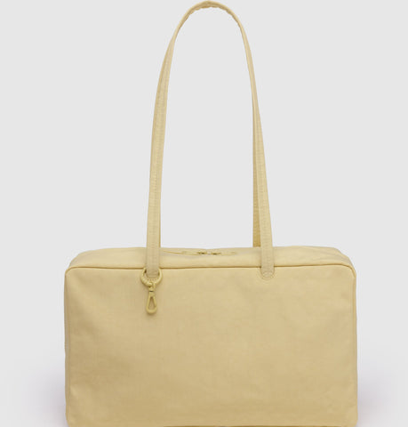 BAGGU Medium Nylon Bowler Bag (Butter)