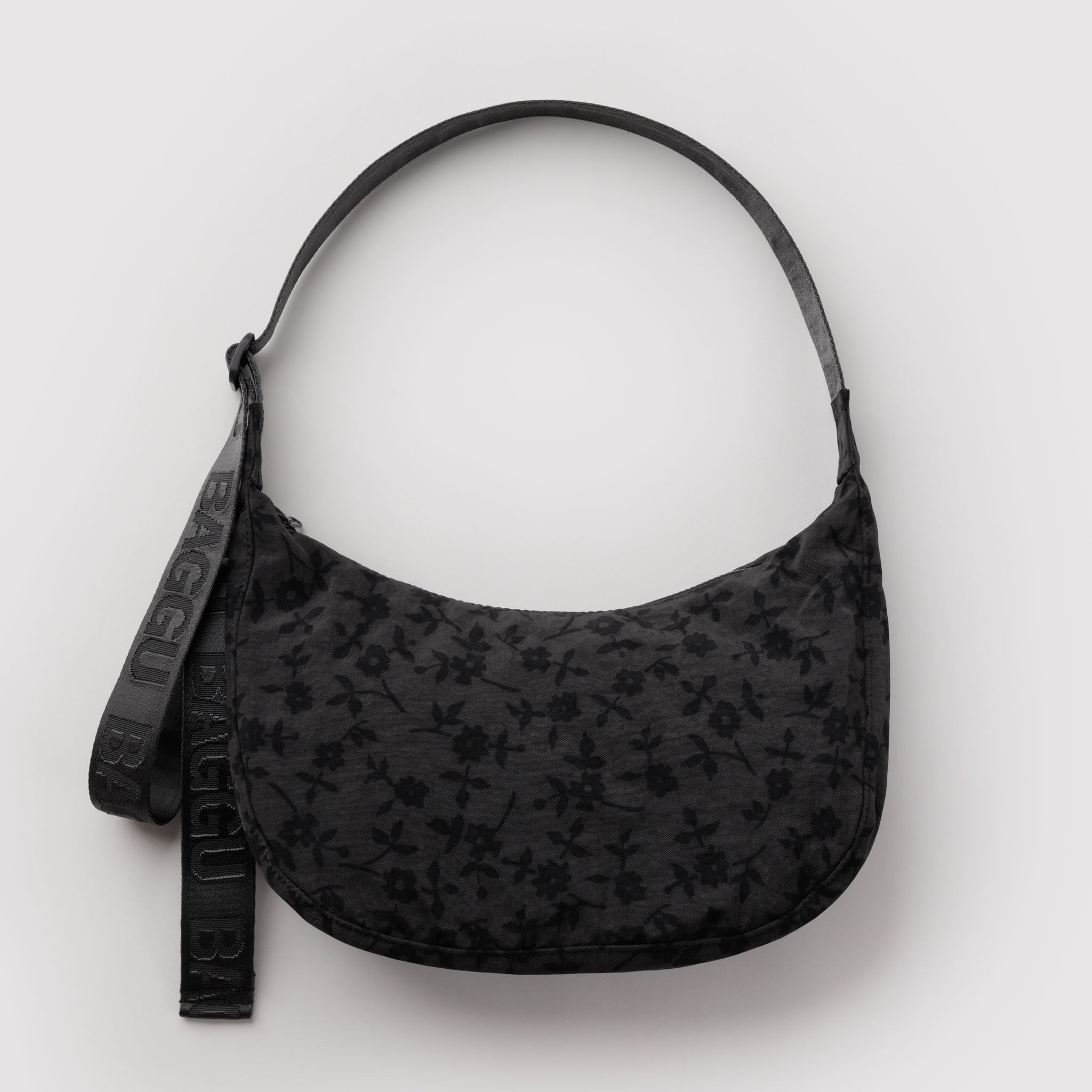 Medium_Nylon_Crescent_Bag_Heavyweight_Charcoal_Ditsy_Floral_01.jpg