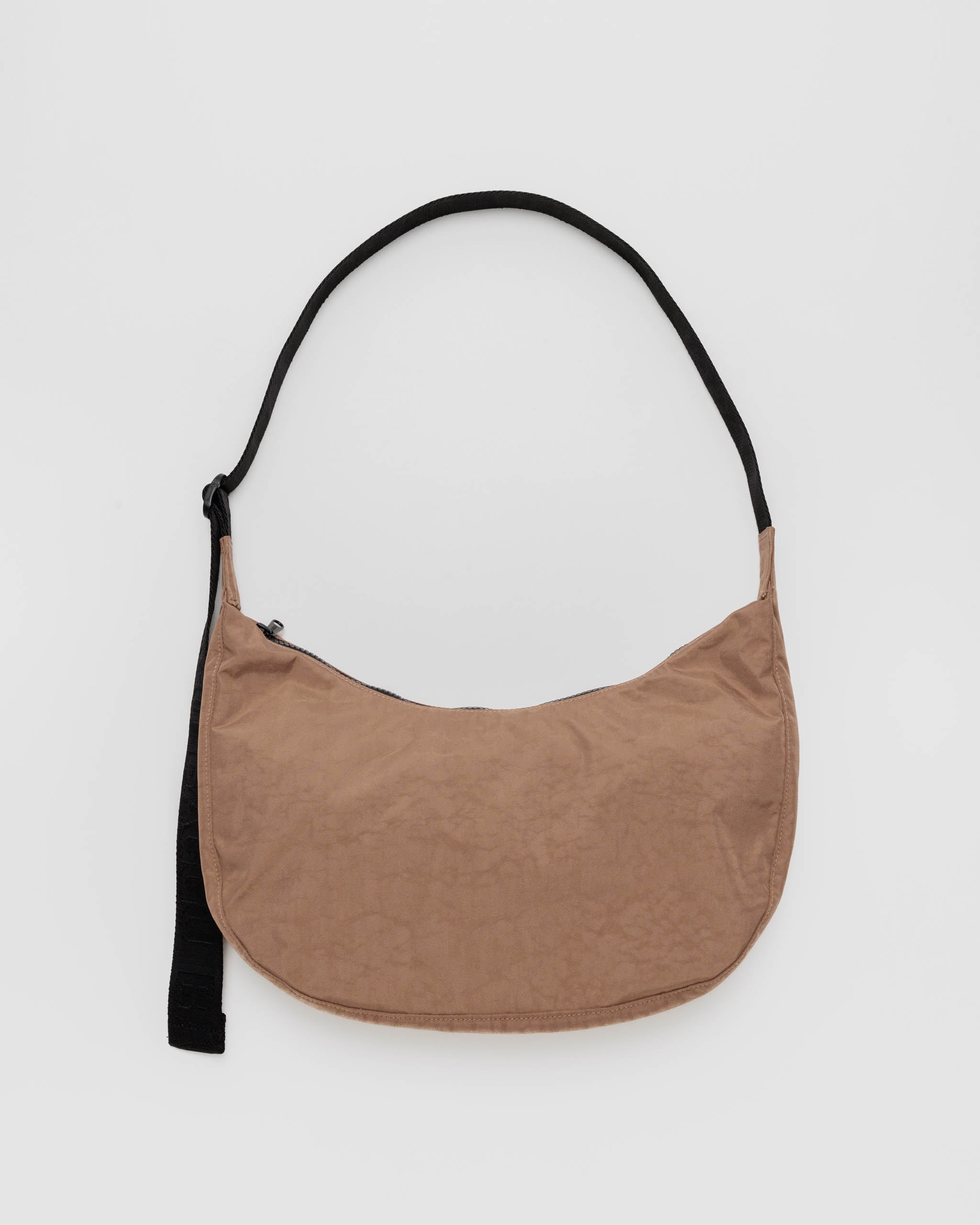 Medium Crescent Nylon Bag (Cocoa)