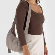 BAGGU Medium Crescent Bag (Dove)
