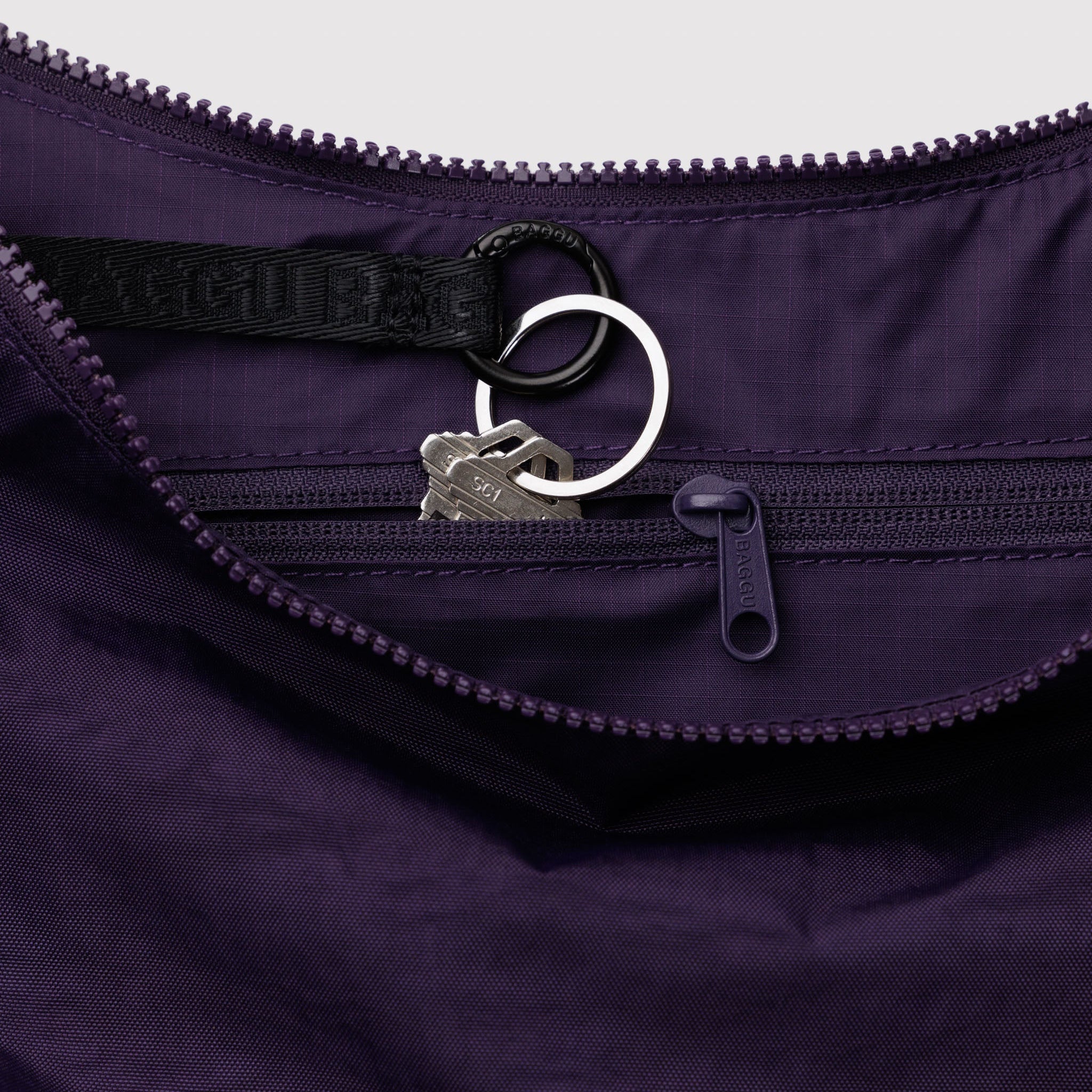 BAGGU Medium Crescent Bag (Fig)