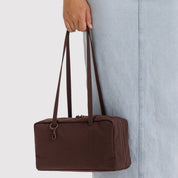 BAGGU Nylon Bowler Bag (Coffee)