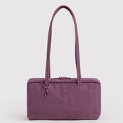 BAGGU Nylon Bowler Bag (Wild Plum)