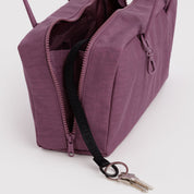 BAGGU Nylon Bowler Bag (Wild Plum)