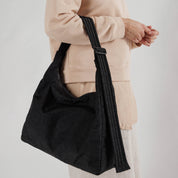 BAGGU Nylon Shoulder Bag - Black (New)