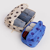 BAGGU Packing Cube Set (Polka Dot Mix)