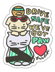 Press Haus - Paws on Board Stickers