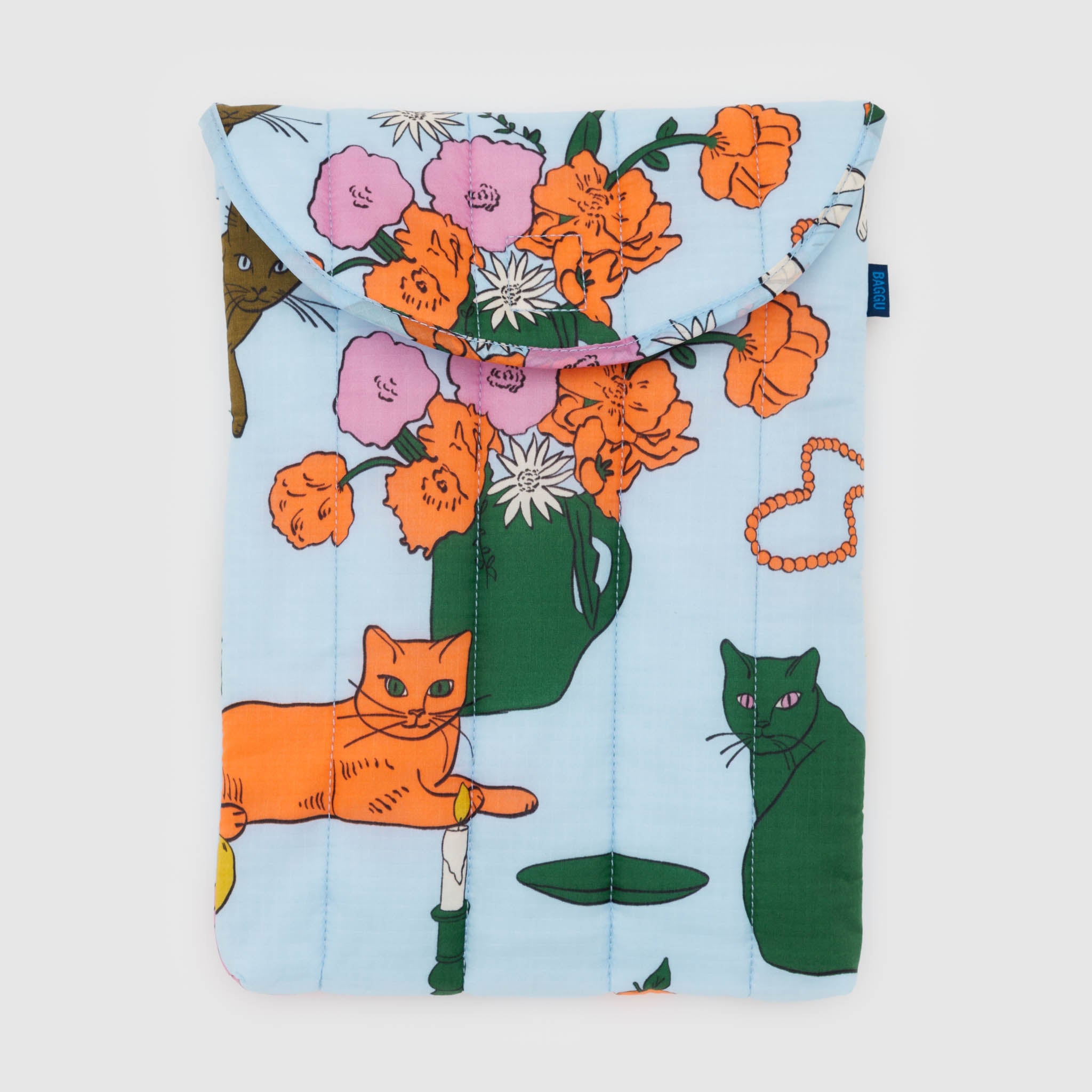 BAGGU Puffy Laptop Sleeve 13/14" (Table Cats)