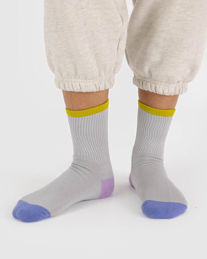 Ribbed Socks (Fog Mix)