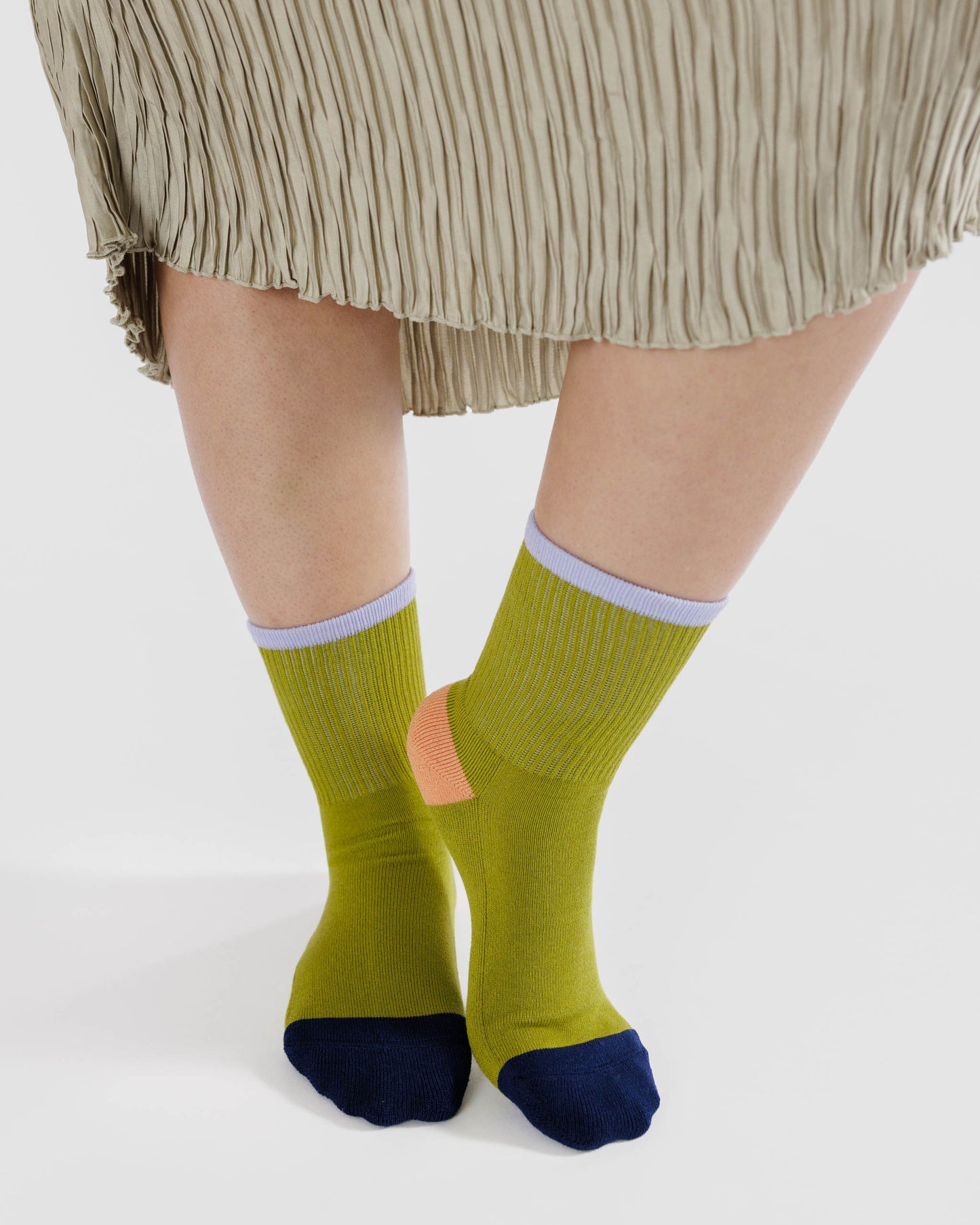 Ribbed Socks (Lemongrass Mix)