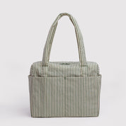BAGGU Small Cloud Carry-On (Sage Stripe)