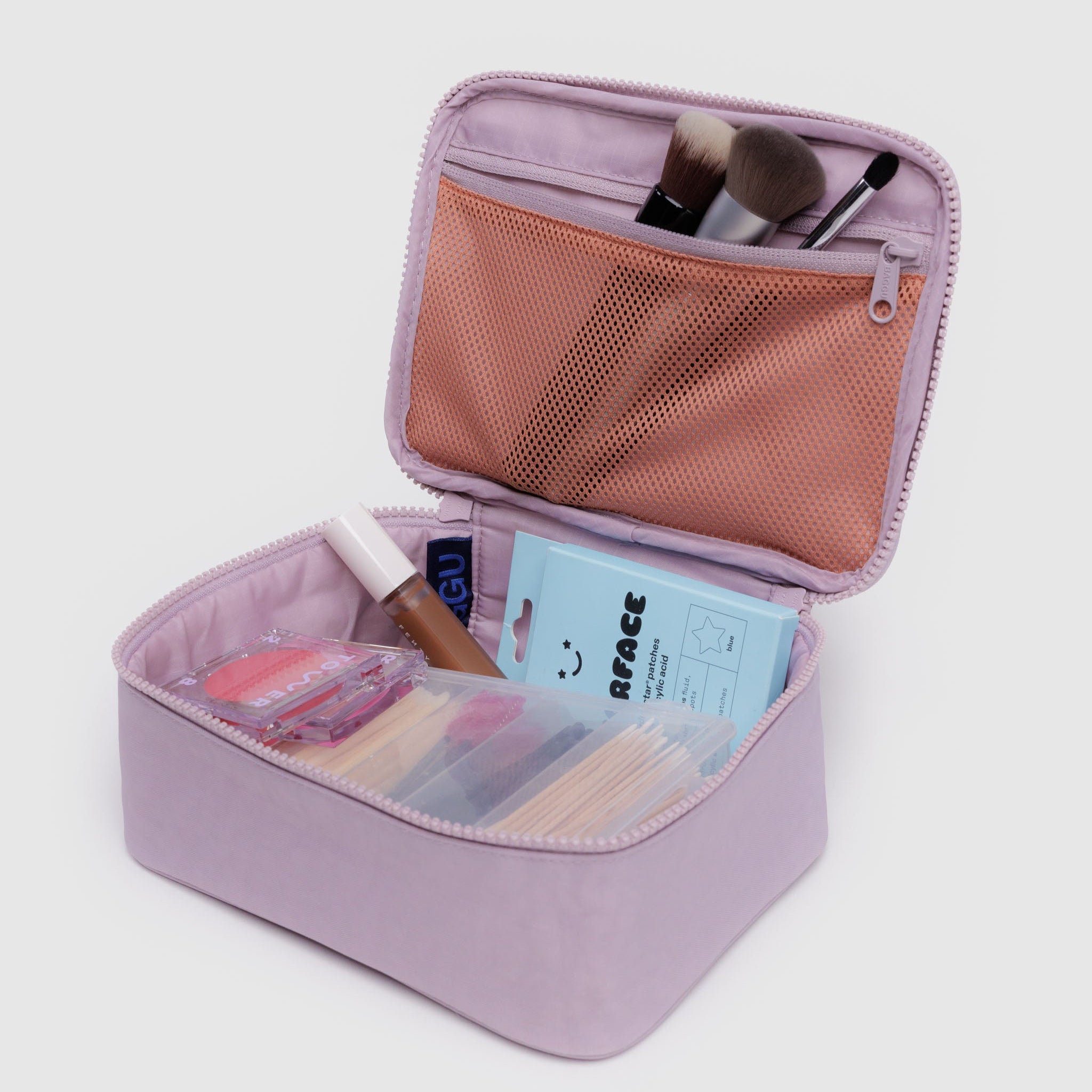 BAGGU Small Cosmetic Case - Dusty Pink